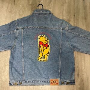 vintage disney denim winnie the pooh jacket